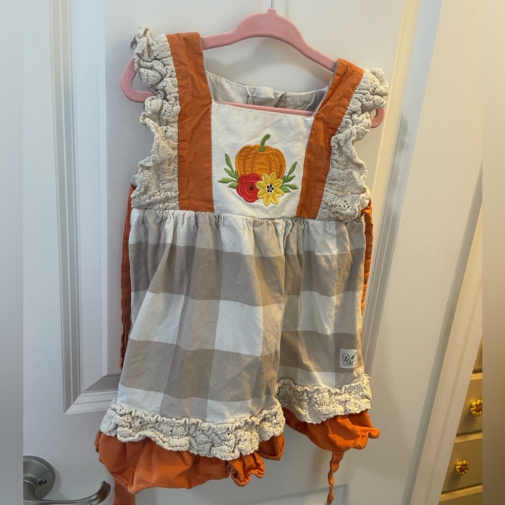 Pumpkin Baby Dress